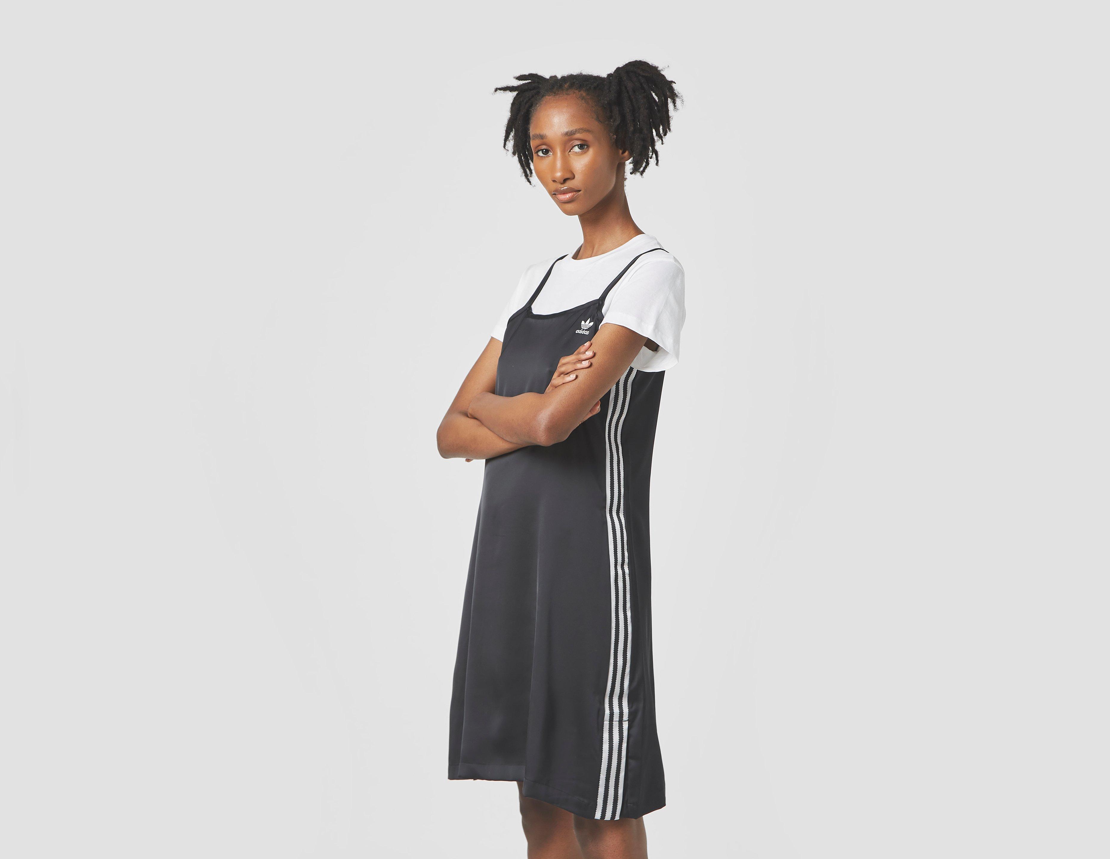 Black adidas Originals Satin Dress | size?